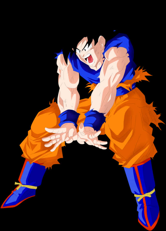 Animated_ Character_ Power_ Up_ Pose