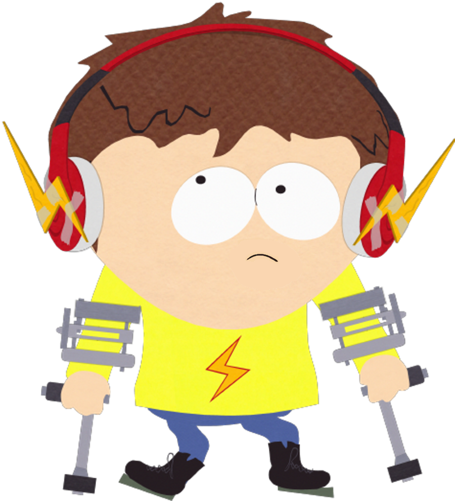 Animated Character With Headphonesand Dumbbells