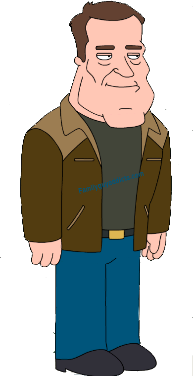 Animated Characterin Brown Jacket