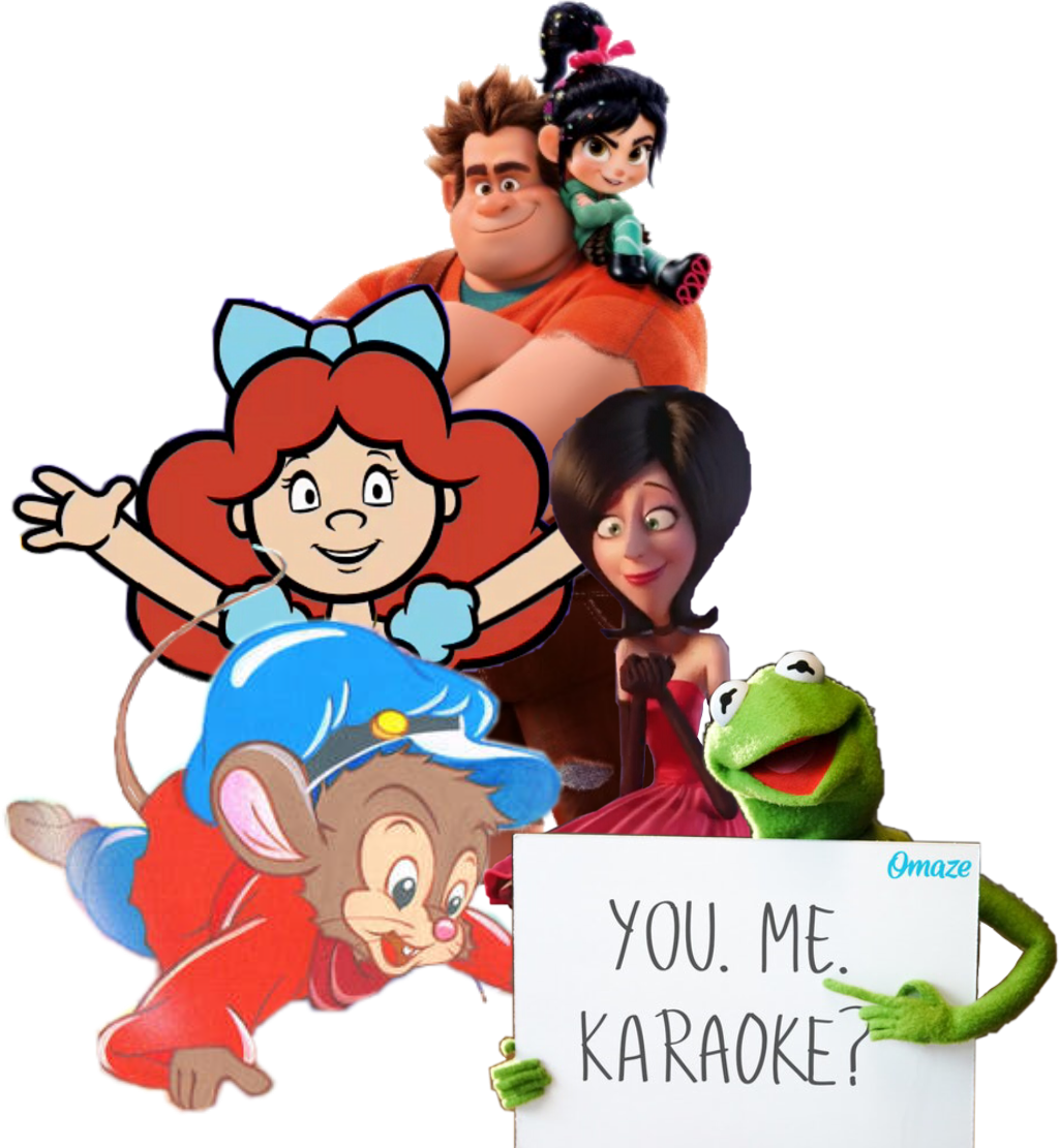 Animated Characters Karaoke Invitation