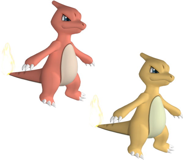 Animated Charmanderand Charmeleon