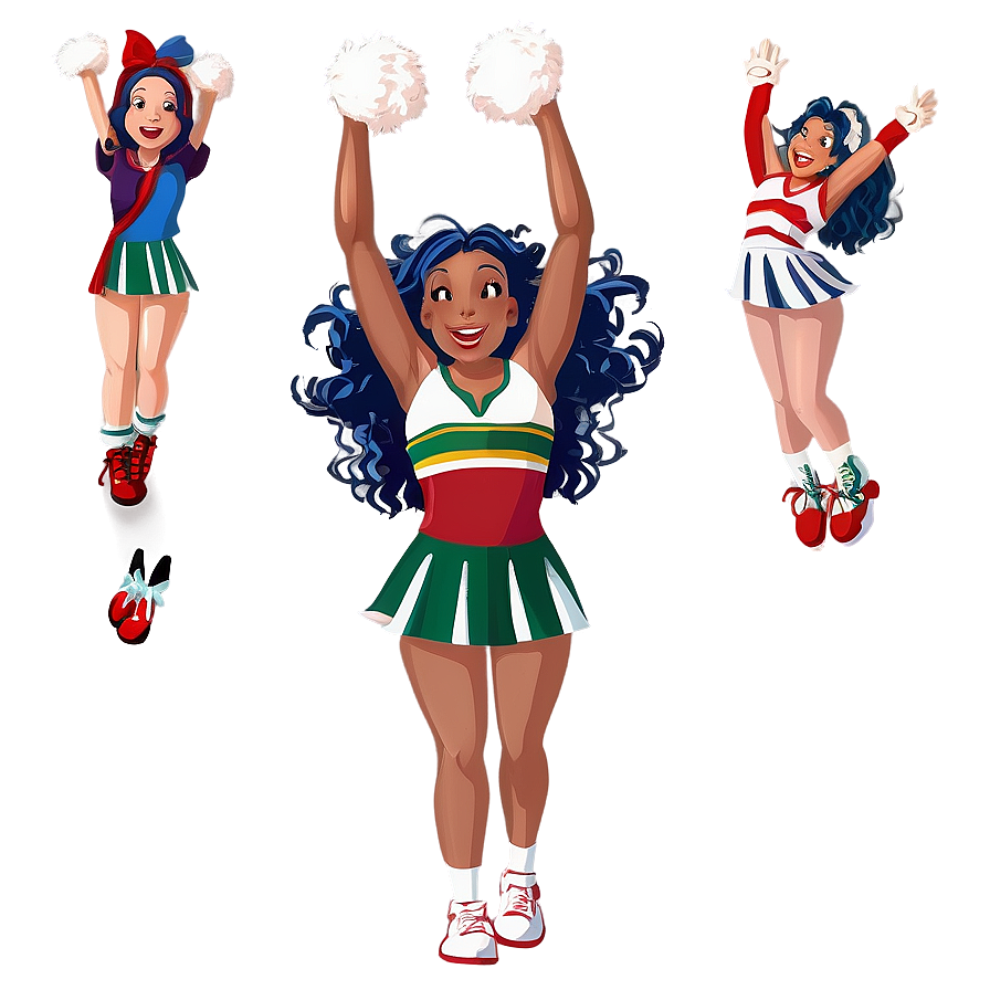 Animated Cheerleader Jump Png Cog60