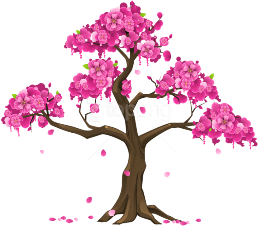 Animated Cherry Blossom Tree