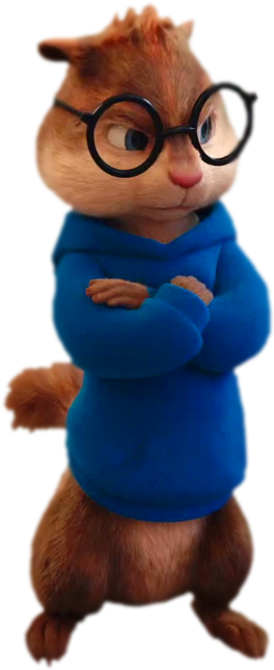 Animated Chipmunk With Glasses