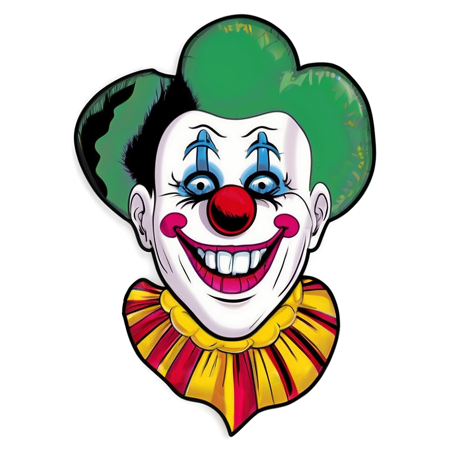 Animated Clown Face Drawing Png 06272024