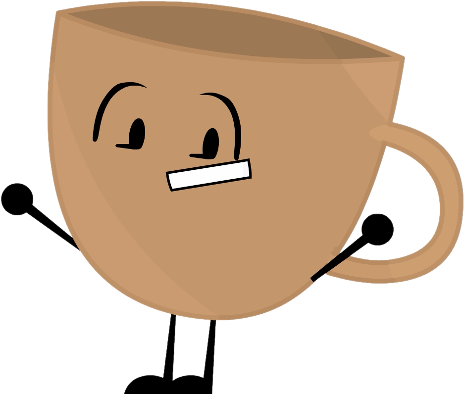 Animated Coffee Cup Character