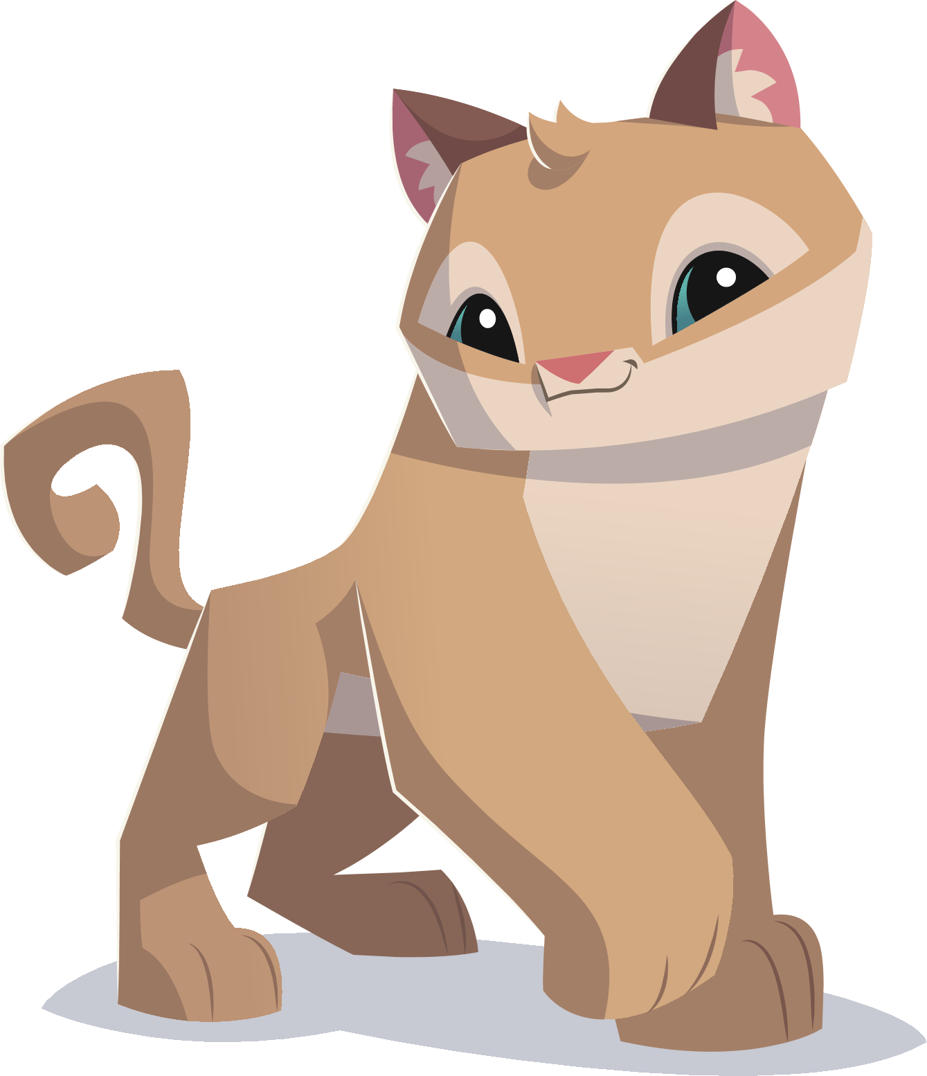 Animated Cougar Cub Illustration