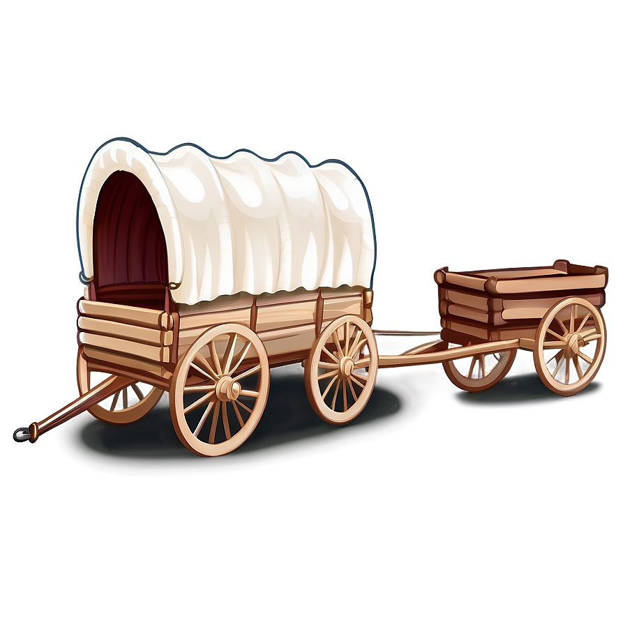 Animated Covered Wagon Clipart Png 11