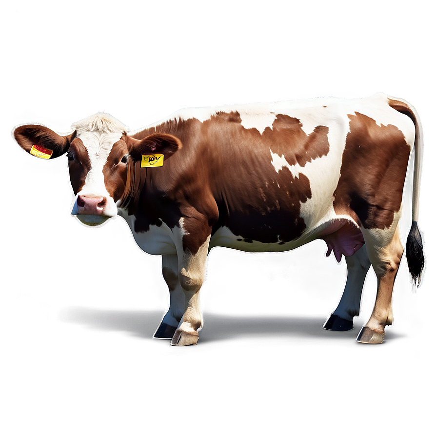 Animated Cow Character Clipart Png 06272024