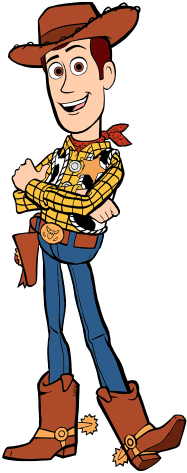 Animated Cowboy Character Standing