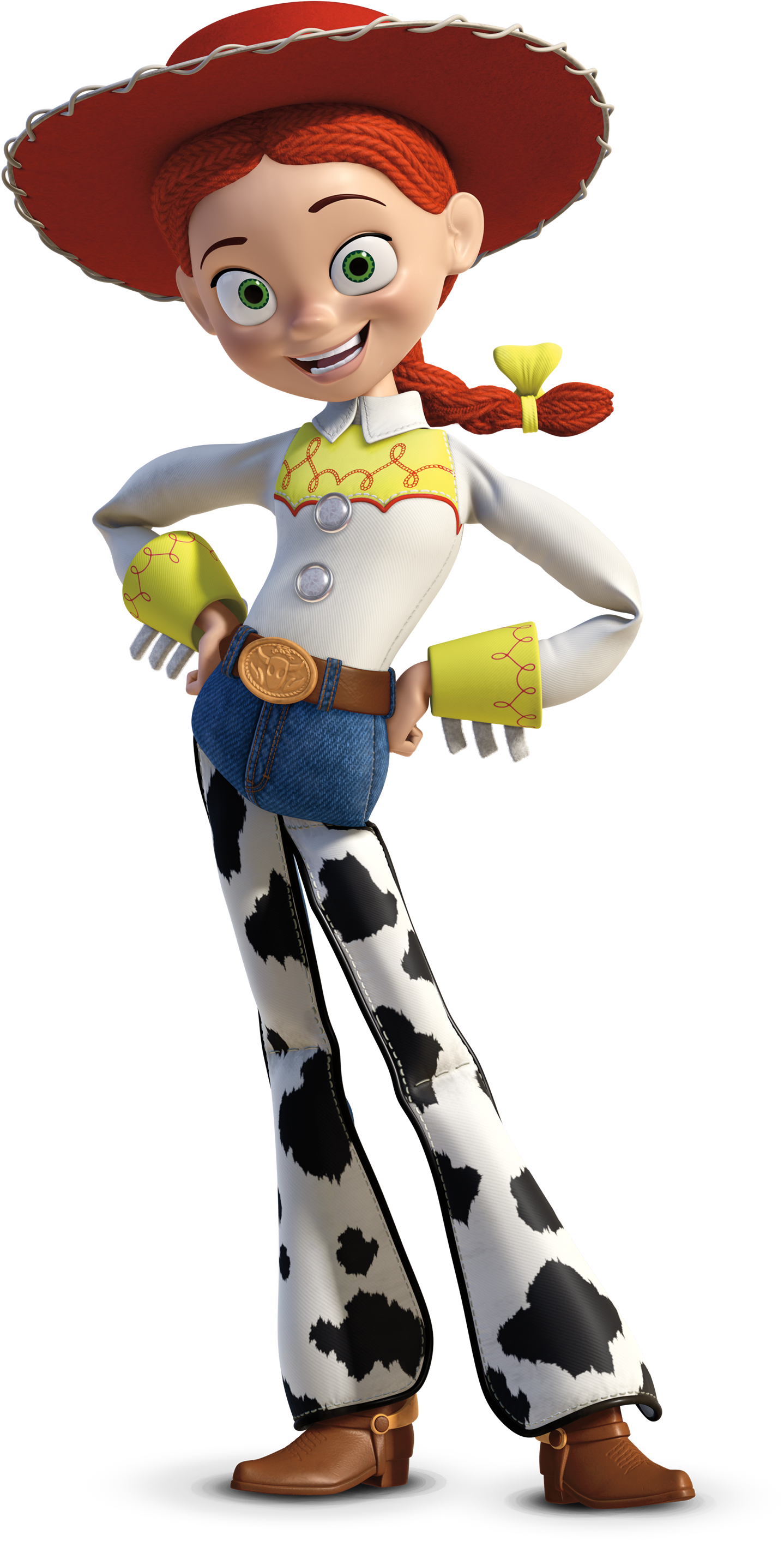 Animated Cowgirl Character Pose