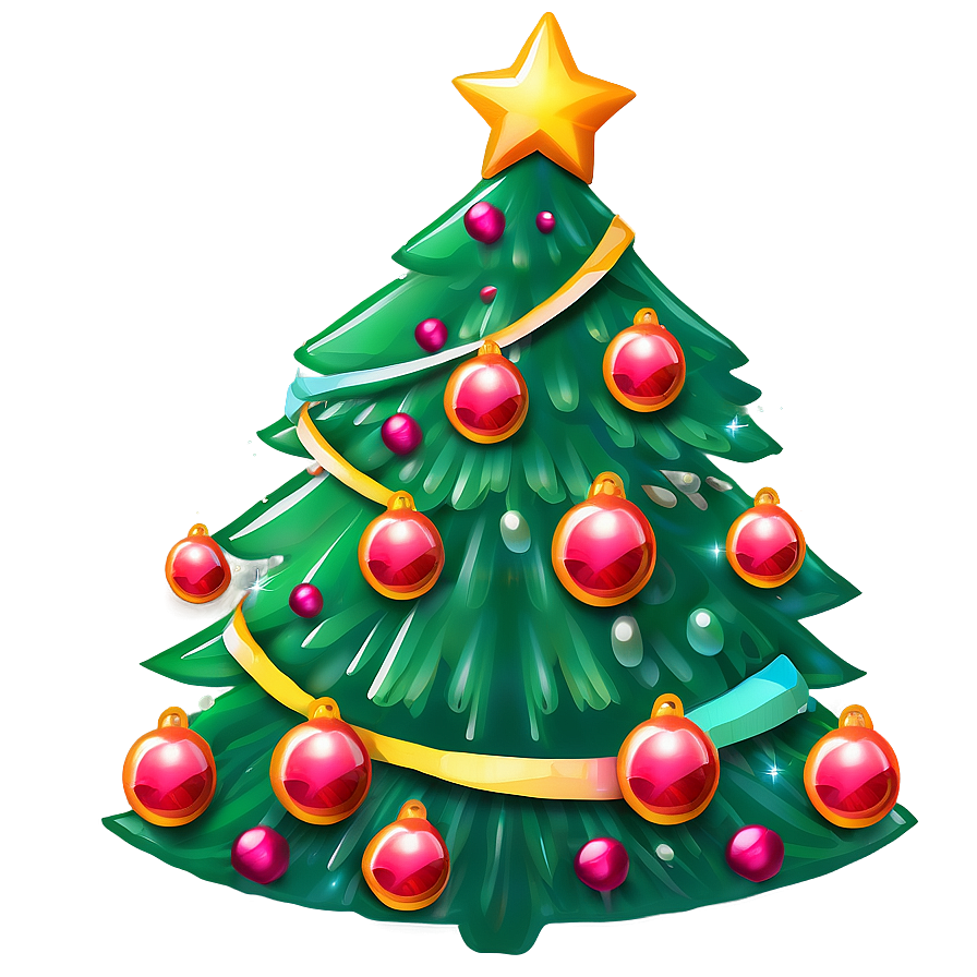 Animated Cute Christmas Tree Png Nlt85