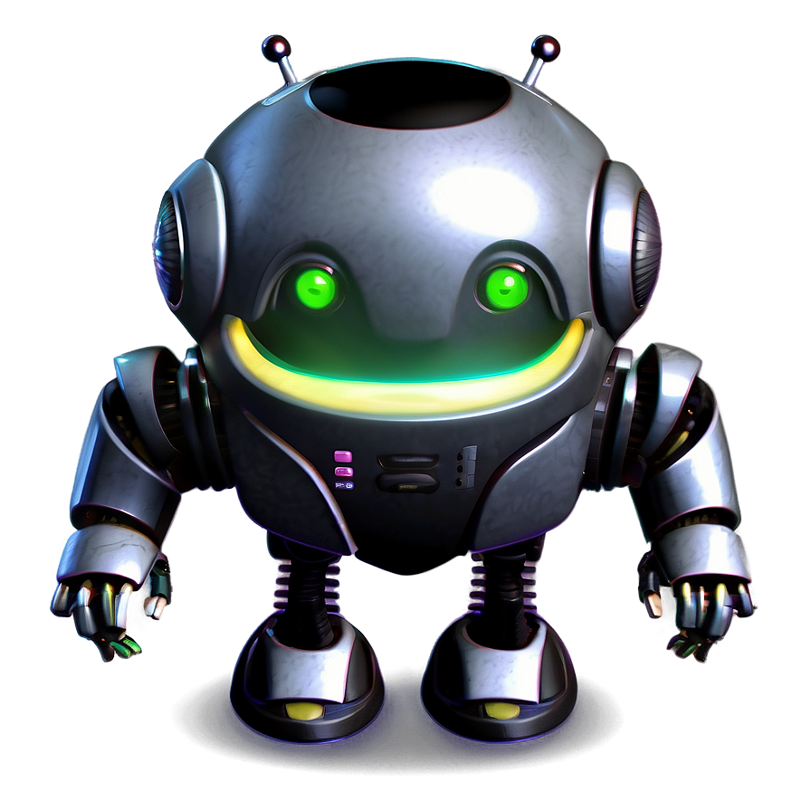 Animated Cute Robot Png Ouf