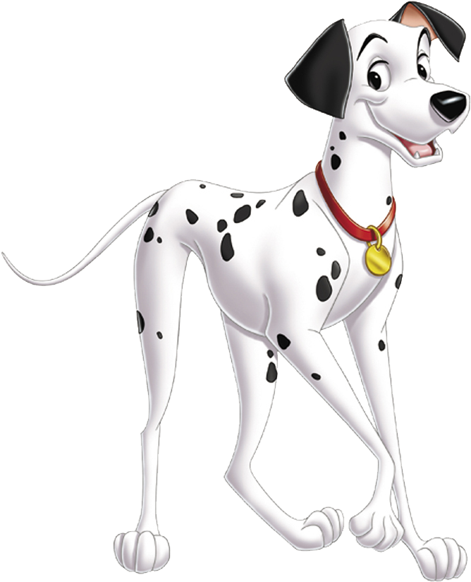 Animated Dalmatian Dog Standing