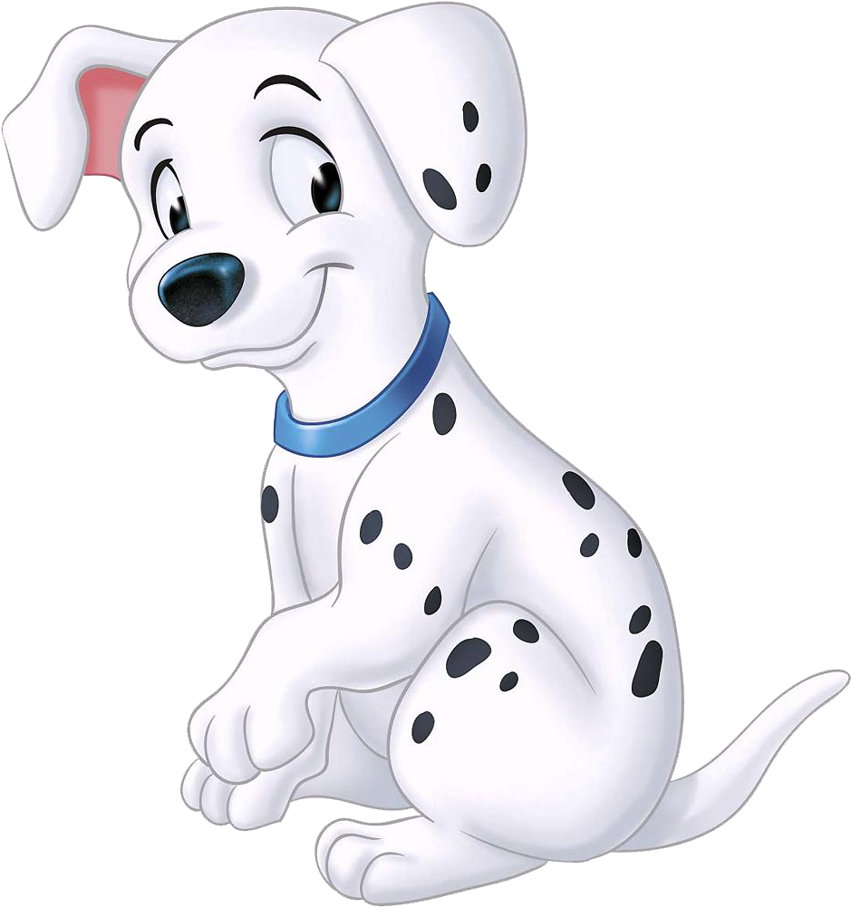 Animated Dalmatian Puppy Sitting