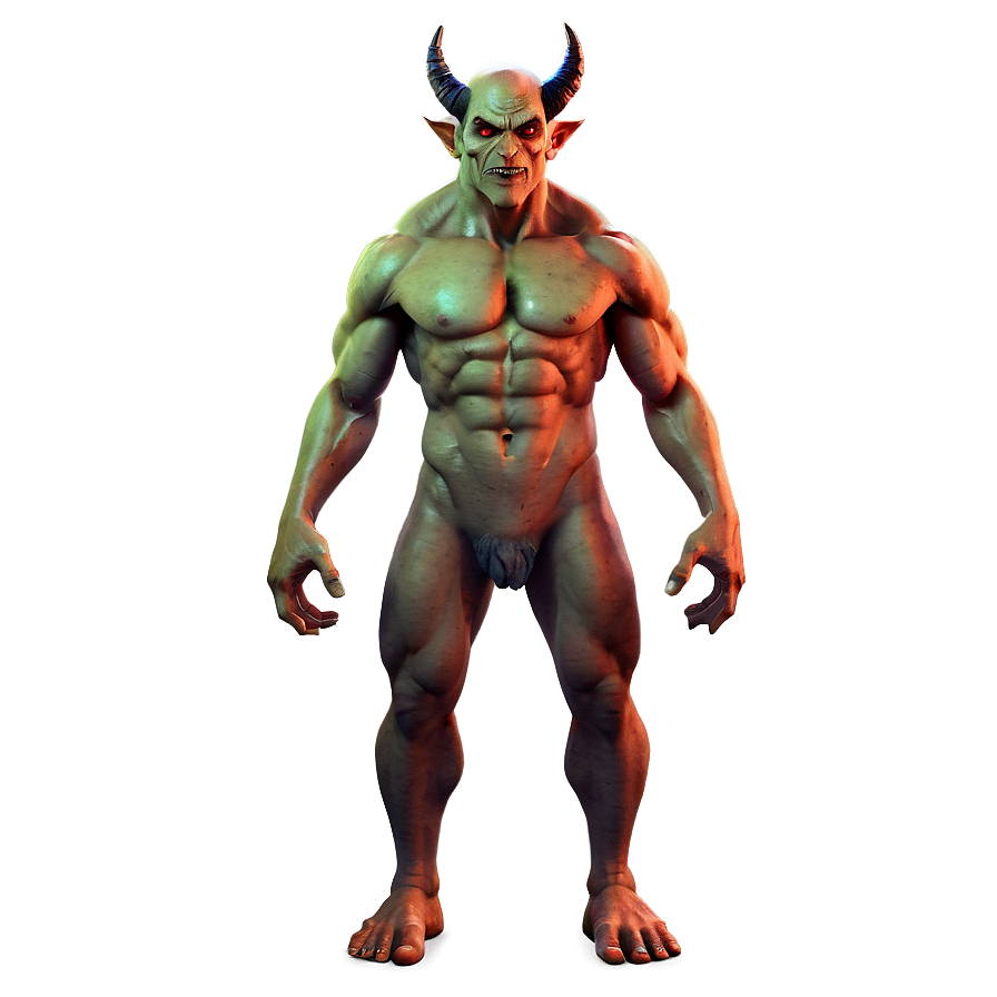 Animated Demon Character Png 37