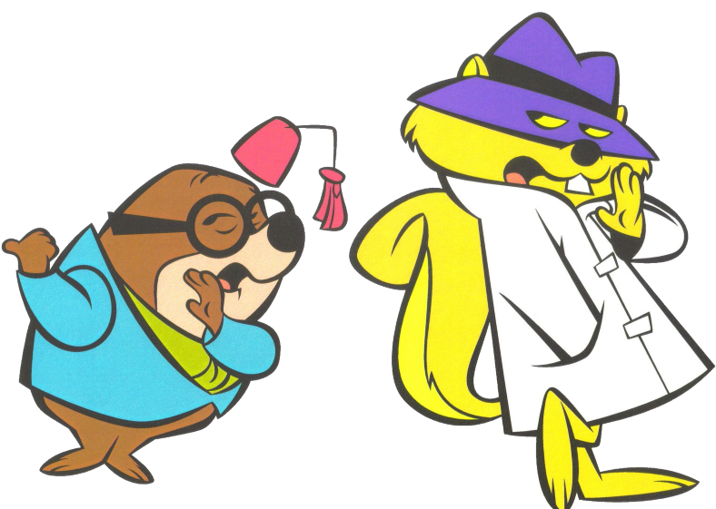 Animated Detective Duo