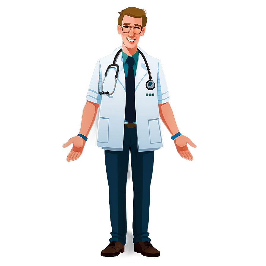 Animated Doctor Cartoon Png Jte