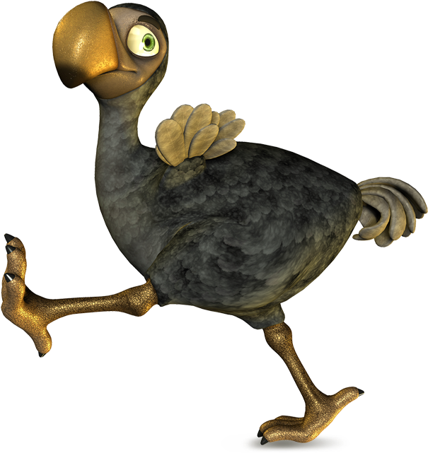 Animated Dodo Bird Character