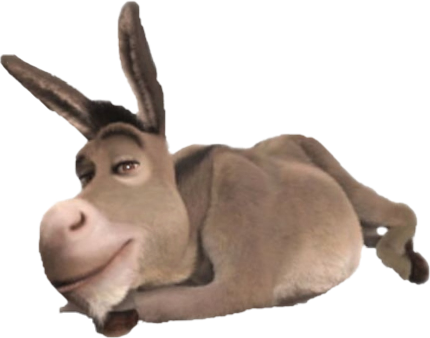 Animated Donkey Lying Down.png