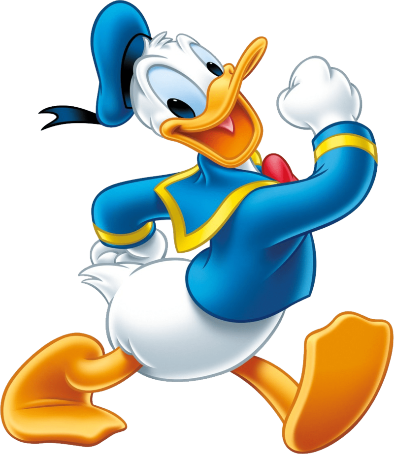 Animated Duck Character Strutting