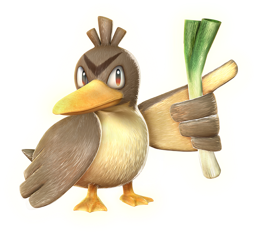 Animated Duckwith Leek