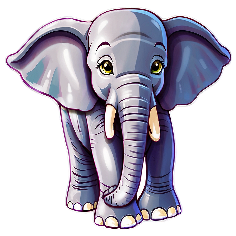 Animated Elephant Cartoon Png Ivm