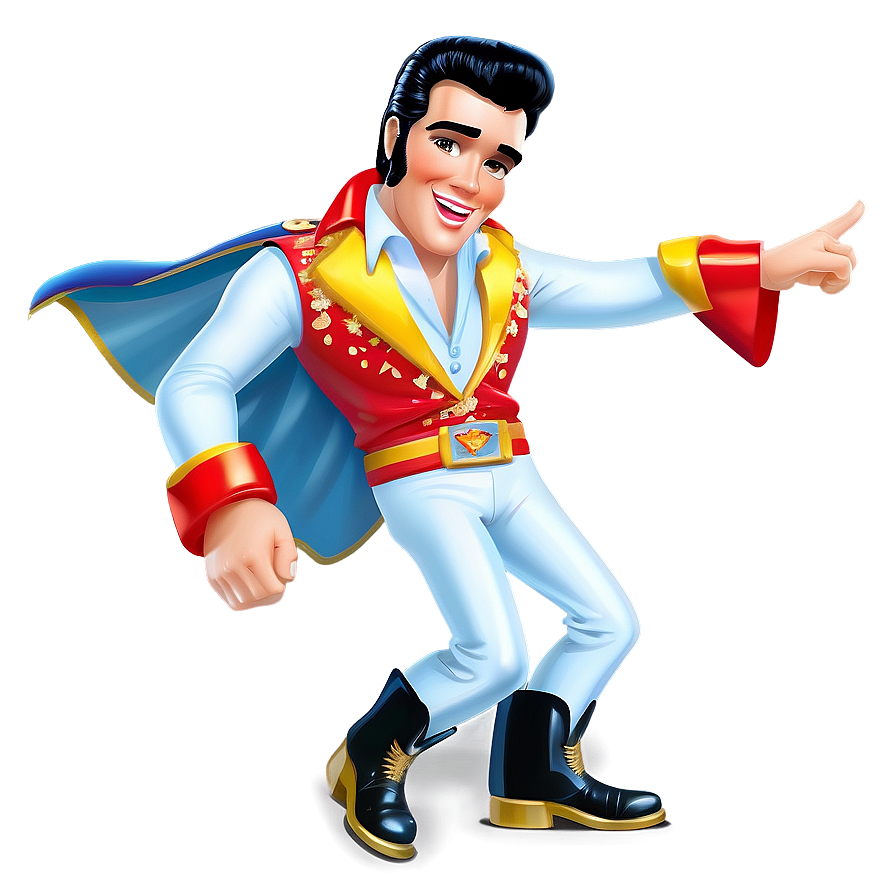 Animated Elvis Character Png Hwn