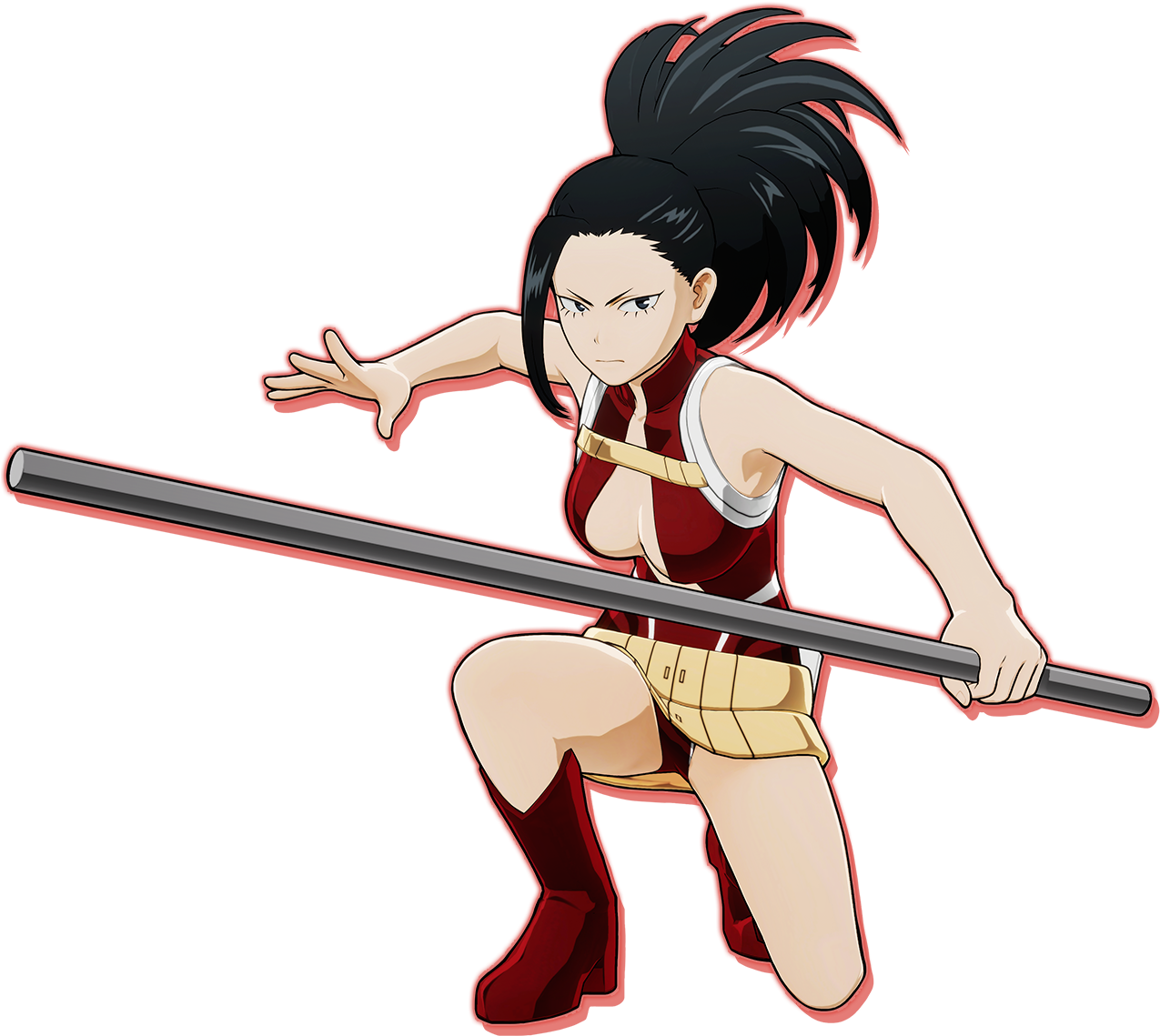 Animated Female Warrior Action Pose