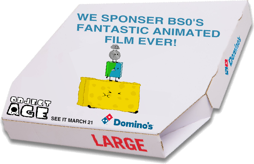 Animated Film Sponsorship Dominos Pizza Box