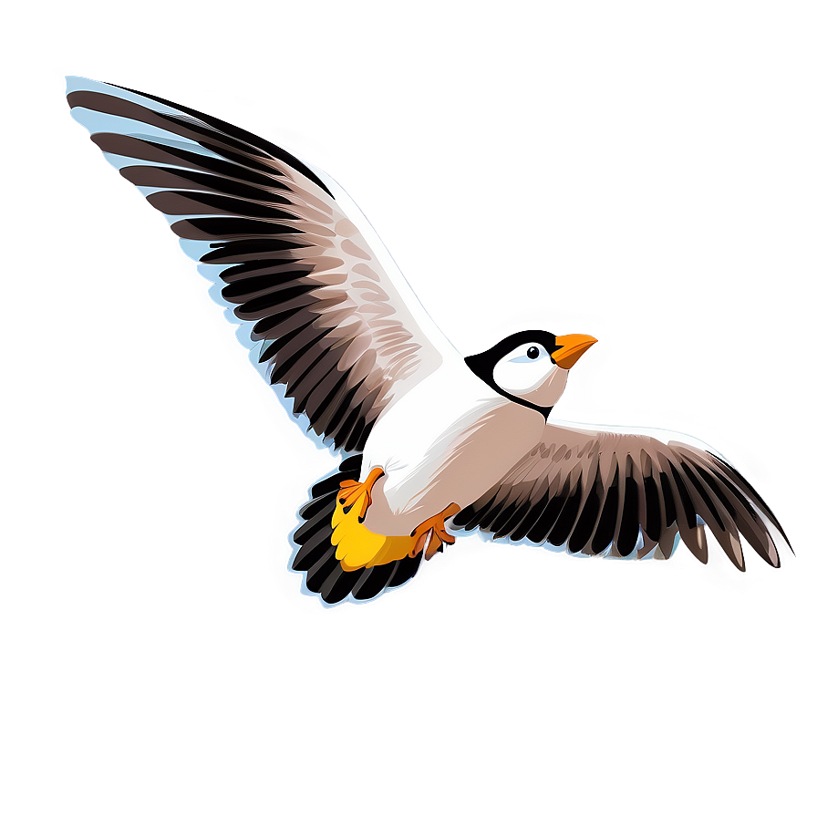 Animated Flying Bird Cartoon Png Nvv