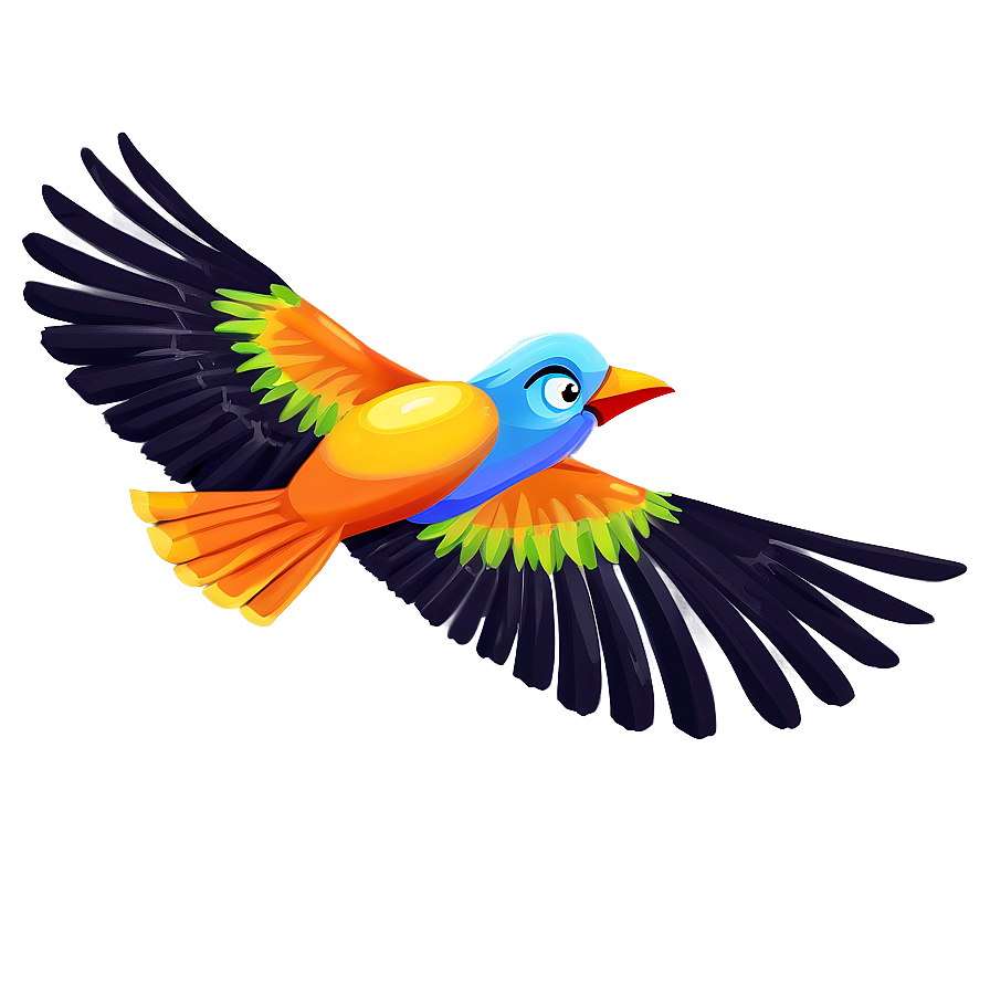 Animated Flying Bird Cartoon Png Ttr