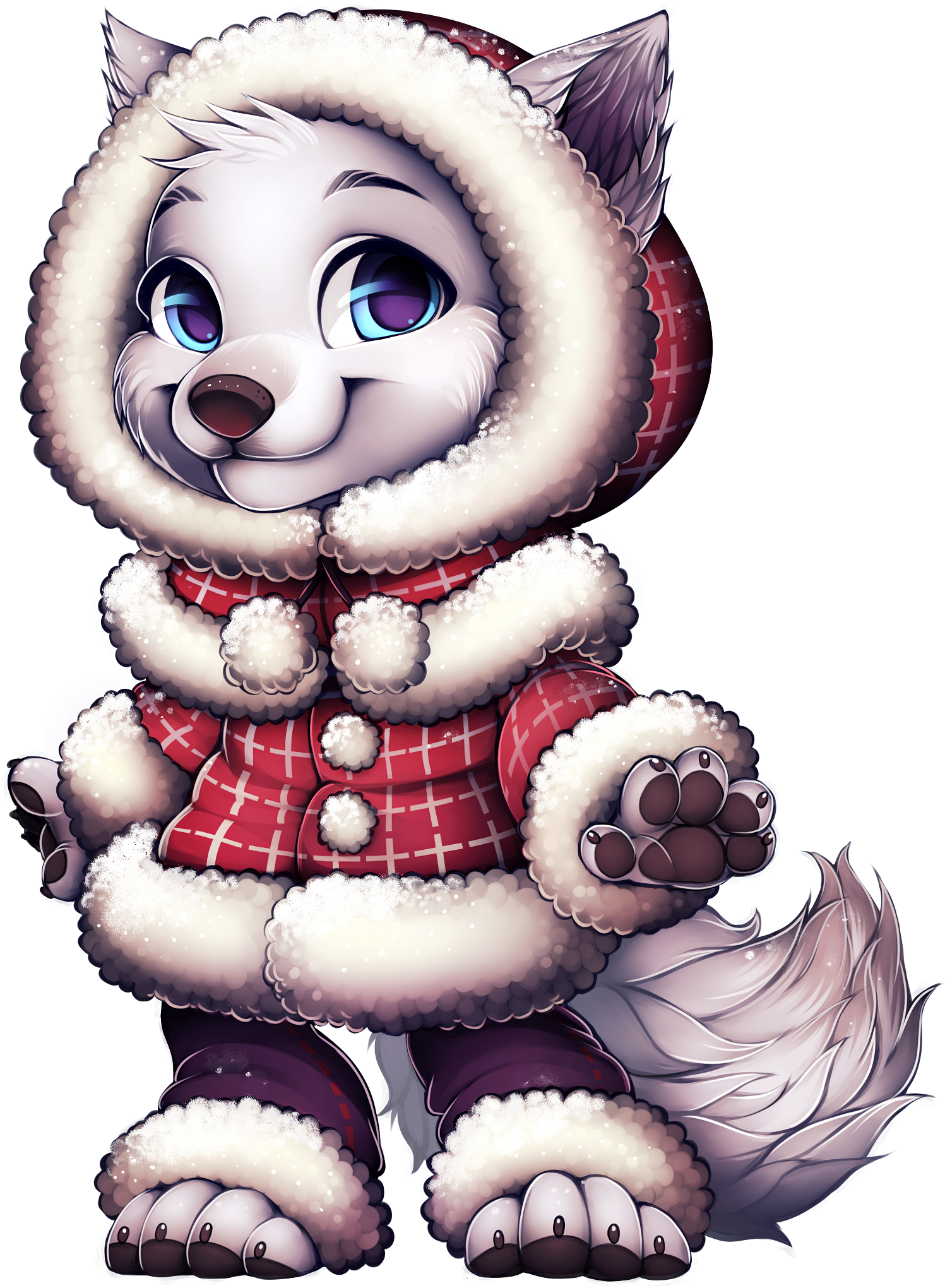 Animated Foxin Winter Apparel