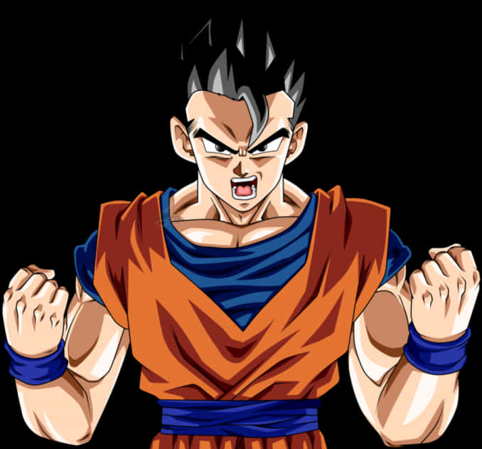 Animated Gohan Readyfor Battle