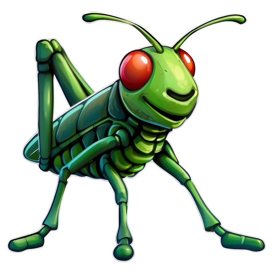 Animated Grasshopper Character Png Bro87