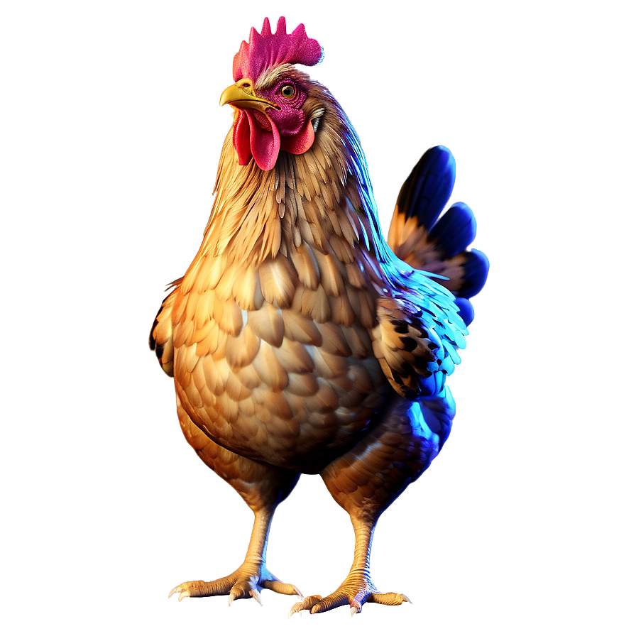 Animated Hen Character Png Dnq49