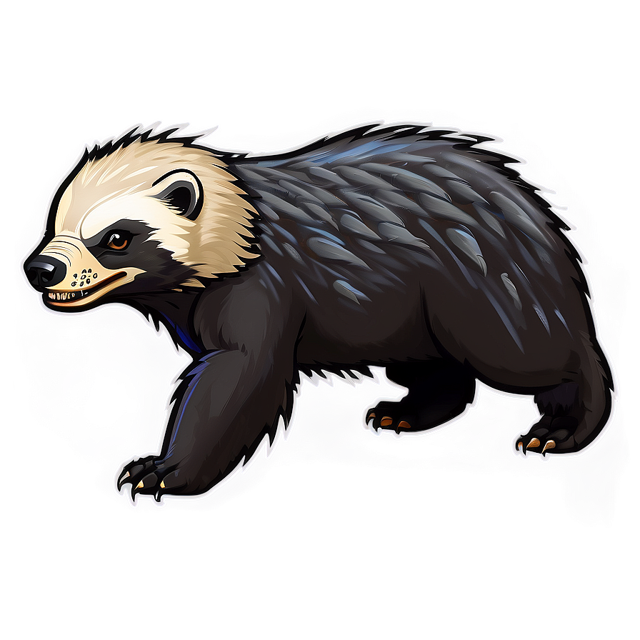 Animated Honey Badger Character Png 06252024