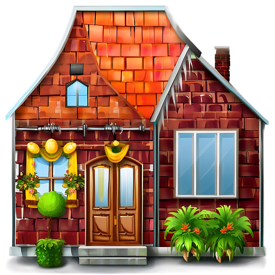 Animated House Emoji Png 06132024