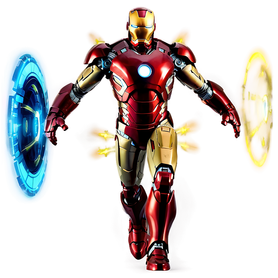 Animated Iron Man Reactor Png Mdo