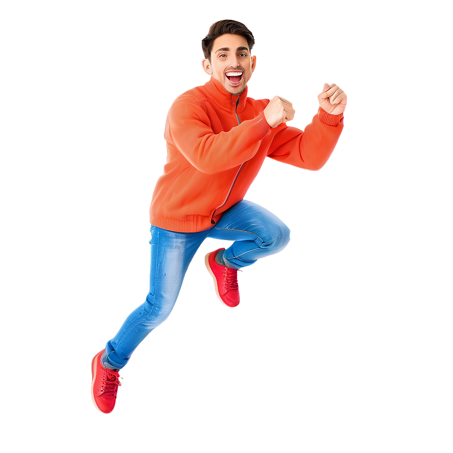 Animated Jumping Character Png 06242024