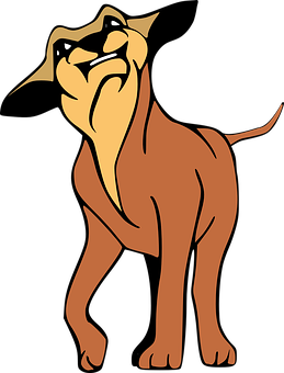 Animated_ Laughing_ Dog_ Character