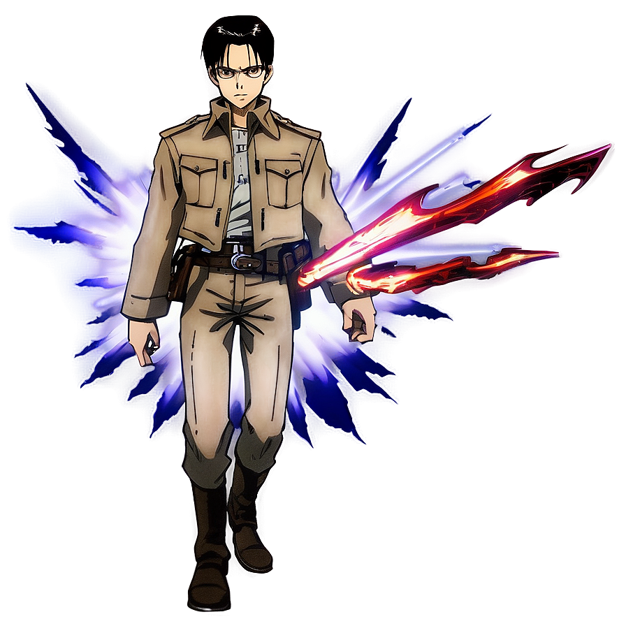 Animated Levi Ackerman Png 91