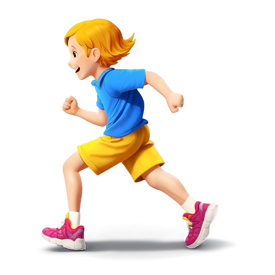 Animated Little Kid Running Png Gbk