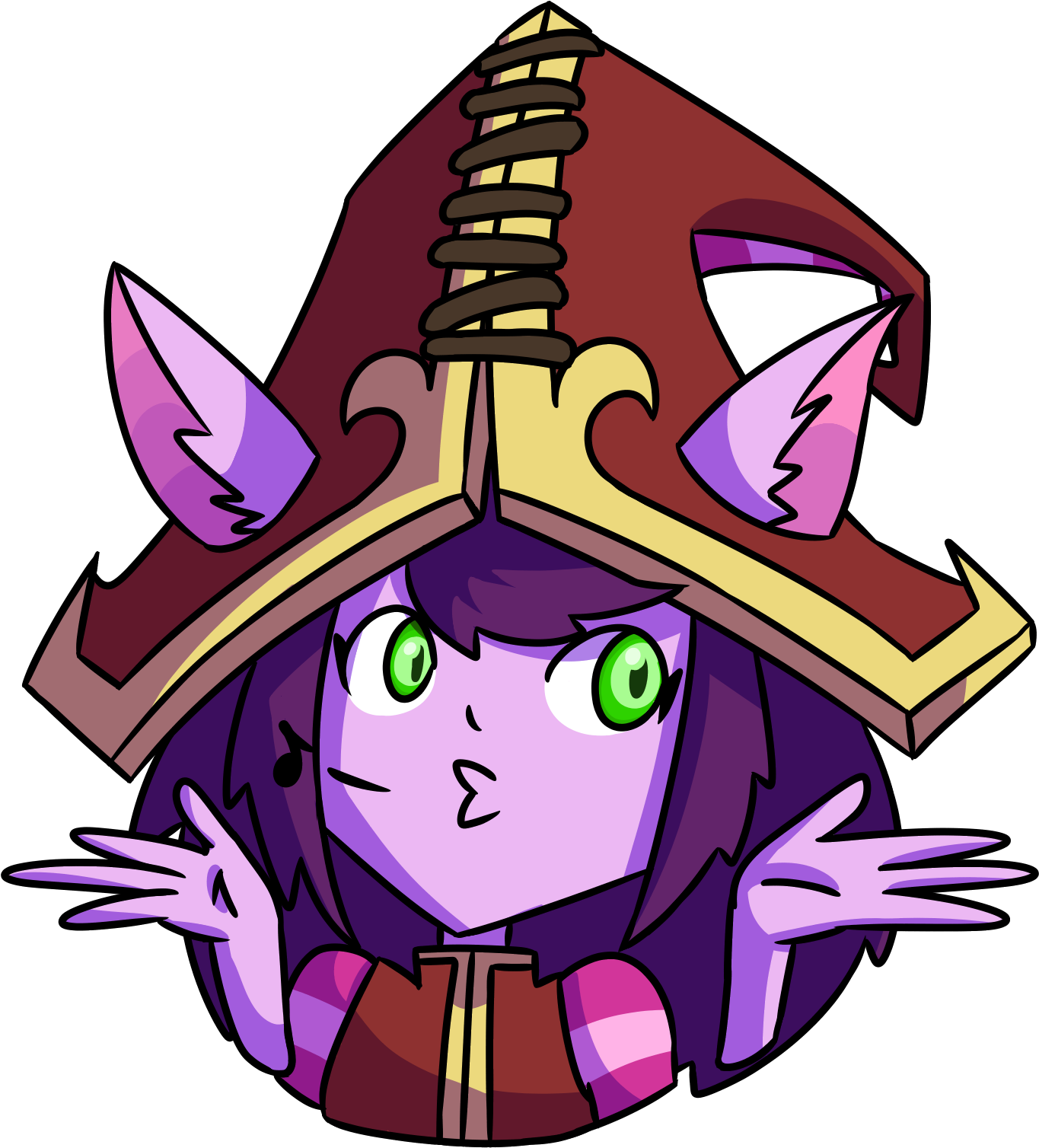 Animated Mage Girl Emote