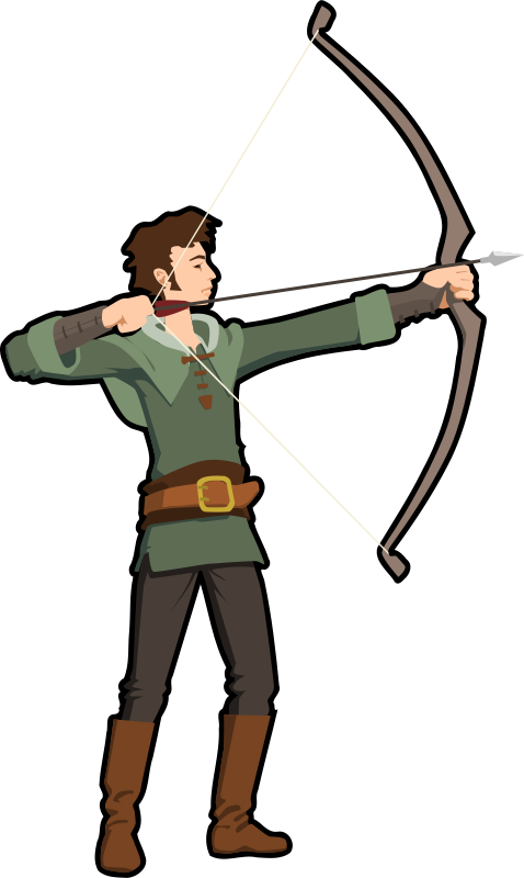 Animated Medieval Archer Readyto Shoot