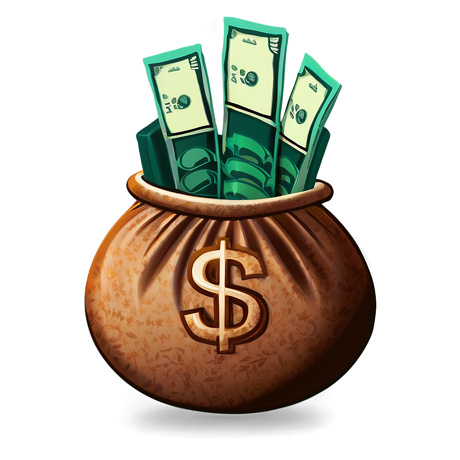 Animated Moneybag Gif Png Qck