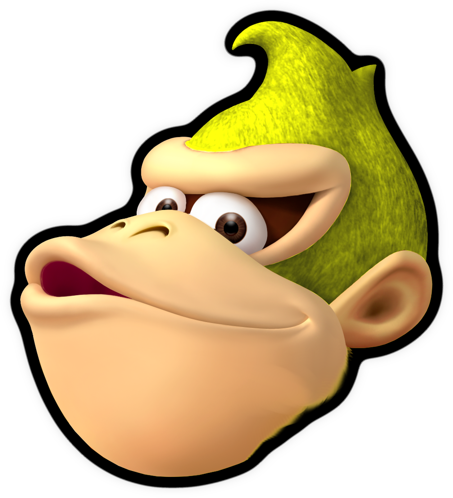 Animated Monkey Character Portrait