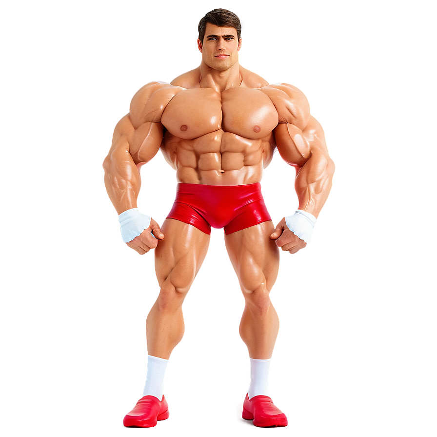 Animated Muscle Man Png 06252024