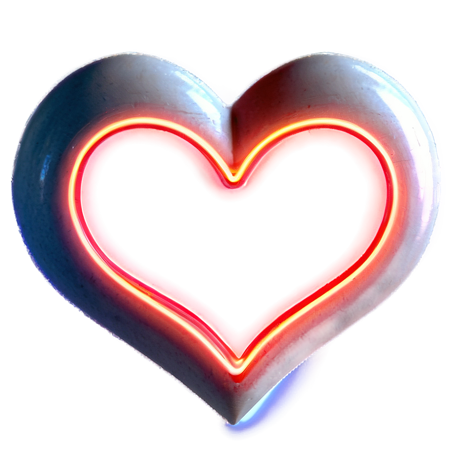 Animated Neon Heart Png Bgj81