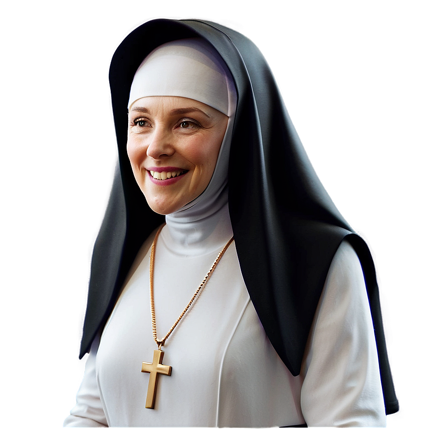 Animated Nun Figure Png 06242024